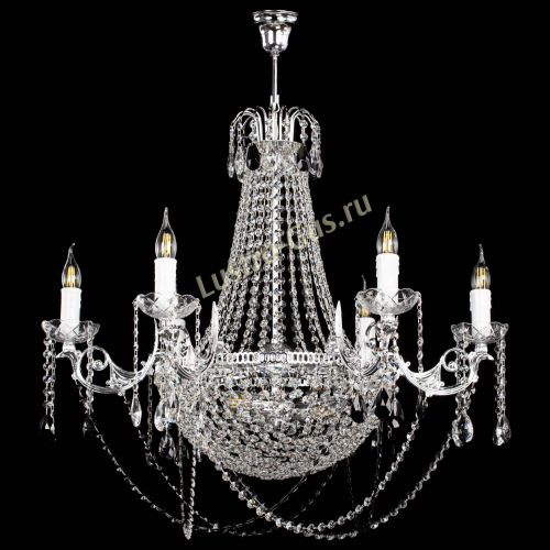 Люстра Елизавета малая №9 черная в Кирове Гусь Хрустальный