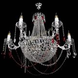 Люстра Елизавета малая №9 красная в Кирове