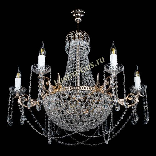 Люстра Елизавета малая №9 в Кирове Гусь Хрустальный