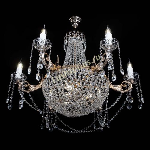 Люстра Елизавета малая №9 в Кирове Гусь Хрустальный