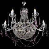 Люстра Елизавета малая №9 розовая в Кирове