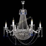 Люстра Елизавета малая №9 синяя в Кирове