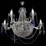 Люстра Елизавета малая №9 синяя в Кирове