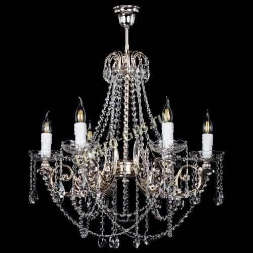 Люстра Елизавета малая (рожки - металл) в Кирове Гусь Хрустальный