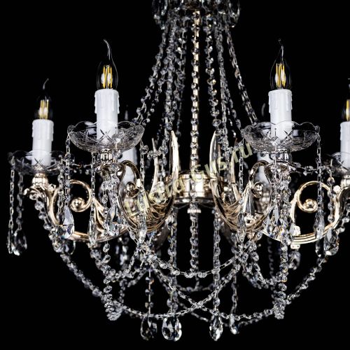 Люстра Елизавета малая (рожки - металл) в Кирове Гусь Хрустальный