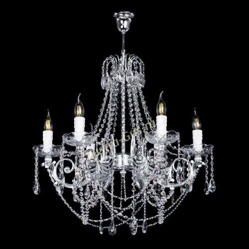 Люстра Елизавета малая (рожки - металл) в Кирове Гусь Хрустальный