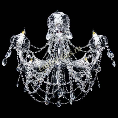 Люстра Елизавета малая (рожки - металл) в Кирове Гусь Хрустальный