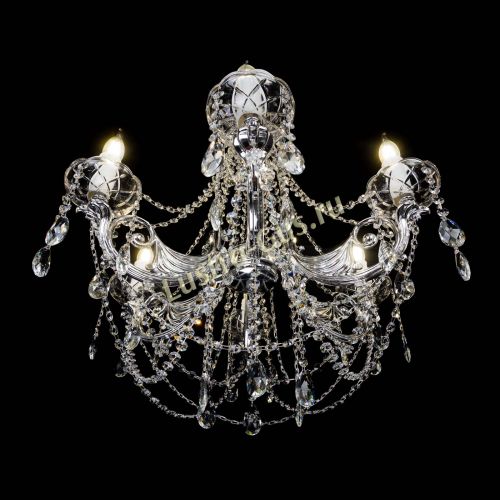 Люстра Елизавета малая (рожки - металл) в Кирове Гусь Хрустальный