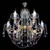 Люстра Елизавета малая Розовая (рожки - металл) в Кирове