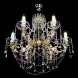 Люстра Елизавета малая Розовая (рожки - металл) в Кирове