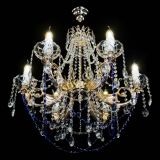 Люстра Елизавета малая Синяя (рожки - металл) в Кирове