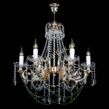 Люстра Елизавета малая Зеленая (рожки - металл) в Кирове