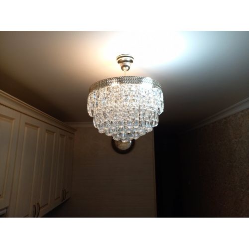 Люстра Флоренция №3 пластинка конус в Кирове Гусь Хрустальный