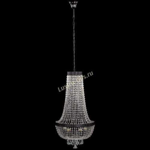 Люстра Флоренция №5 Купол черная удлиненная в Кирове Гусь Хрустальный