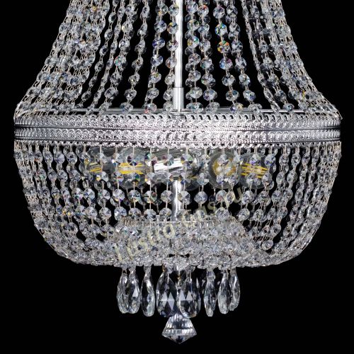 Люстра Флоренция №5 Купол длинный с подвесом в Кирове Гусь Хрустальный