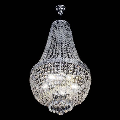 Люстра Флоренция №5 Купол длинный с подвесом в Кирове Гусь Хрустальный