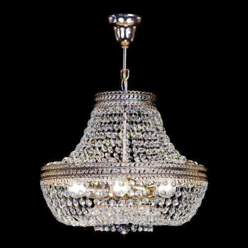 Люстра Флоренция №5 Купол с подвесом в Кирове Гусь Хрустальный