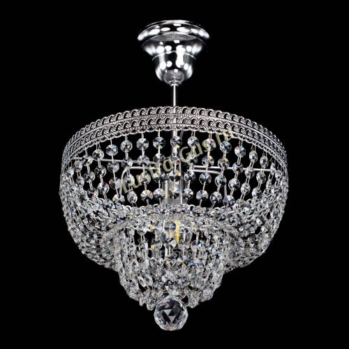 Люстра Каскад Флоренция №1 малая в Кирове Гусь Хрустальный