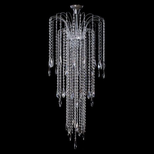 Люстра Каскад №18 с подвесом в Кирове Гусь Хрустальный
