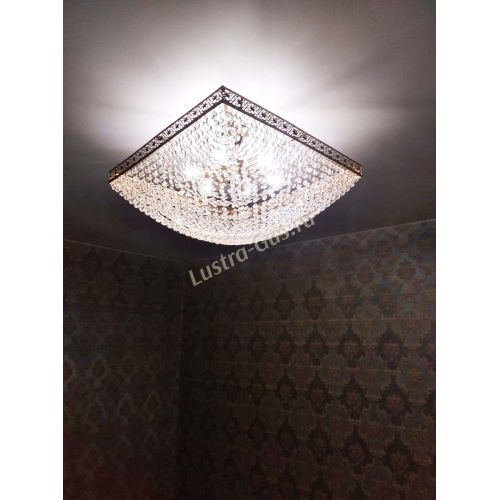 Люстра Квадрат №28 - 600 мм в Кирове Гусь Хрустальный