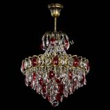 Люстра Грация с подвесом под бронзу Красная в Кирове