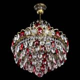 Люстра Грация с подвесом под бронзу Красная в Кирове