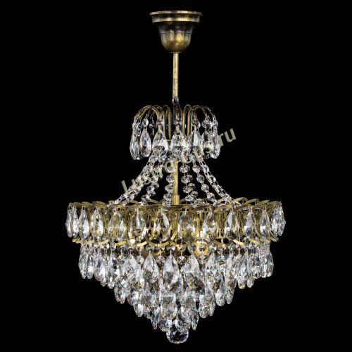 Люстра Грация с подвесом под бронзу в Кирове Гусь Хрустальный