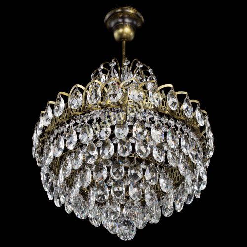 Люстра Грация с подвесом под бронзу в Кирове Гусь Хрустальный