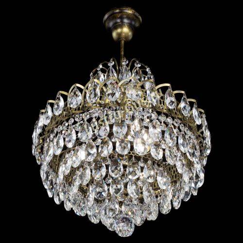 Люстра Грация с подвесом под бронзу в Кирове Гусь Хрустальный