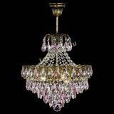 Люстра Грация с подвесом под бронзу Розовая в Кирове