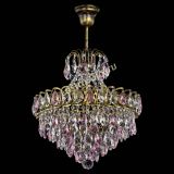 Люстра Грация с подвесом под бронзу Розовая в Кирове