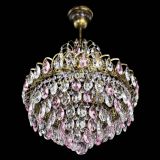 Люстра Грация с подвесом под бронзу Розовая в Кирове