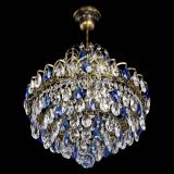 Люстра Грация с подвесом под бронзу Синяя в Кирове Люстра Грация с подвесом под бронзу Синяя в Кирове