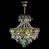 Люстра Грация с подвесом под бронзу Зеленая в Кирове