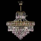 Люстра Грация №5 с подвесом под бронзу Розовая в Кирове