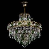 Люстра Грация №5 с подвесом под бронзу Зеленая в Кирове