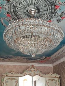 Люстра Хрустальный Каскад №1 с подвесом в Кирове отзыв и фото покупателя