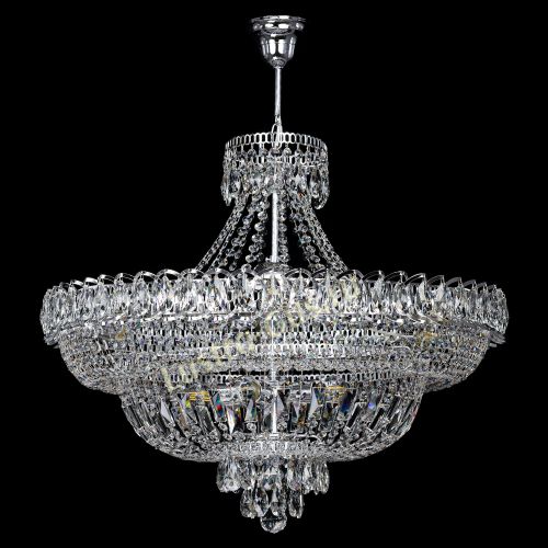Люстра Хрустальный Каскад №11 с подвесом в Кирове Гусь Хрустальный