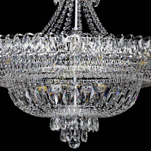 Люстра Хрустальный Каскад №11 с подвесом в Кирове Гусь Хрустальный