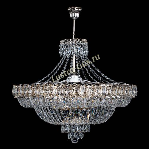 Люстра Хрустальный Каскад №11 с подвесом в Кирове Гусь Хрустальный