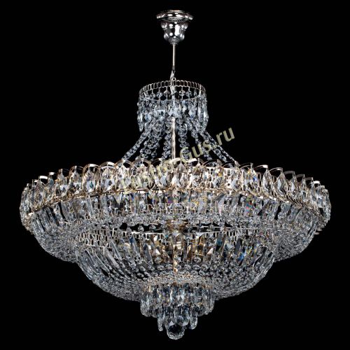 Люстра Хрустальный Каскад №11 с подвесом в Кирове Гусь Хрустальный