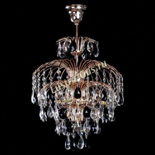 Люстра Хрустальные брызги с подвесом журавлик черный в Кирове Гусь Хрустальный