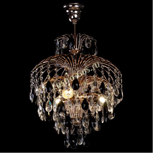 Люстра Хрустальные брызги с подвесом журавлик черный в Кирове Гусь Хрустальный