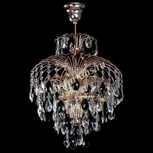 Люстра Хрустальные брызги с подвесом журавлик черный в Кирове Гусь Хрустальный