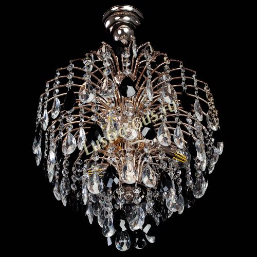 Люстра Хрустальные брызги с подвесом журавлик черный в Кирове Гусь Хрустальный