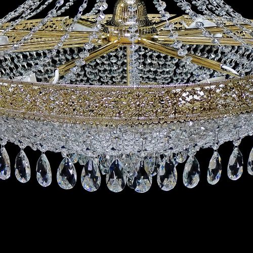 Люстра Италия Конус Журавлик с подвесом в Кирове Гусь Хрустальный