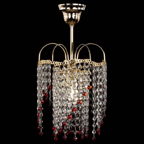 Люстра Иволга №1 Оптикон красная в Кирове Гусь Хрустальный