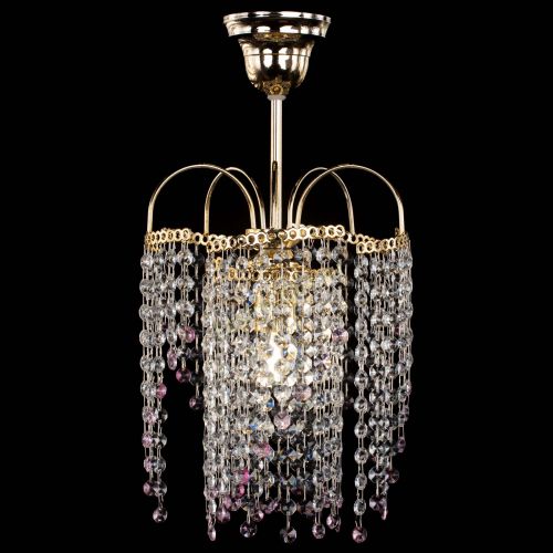 Люстра Иволга №1 Оптикон розовая в Кирове Гусь Хрустальный