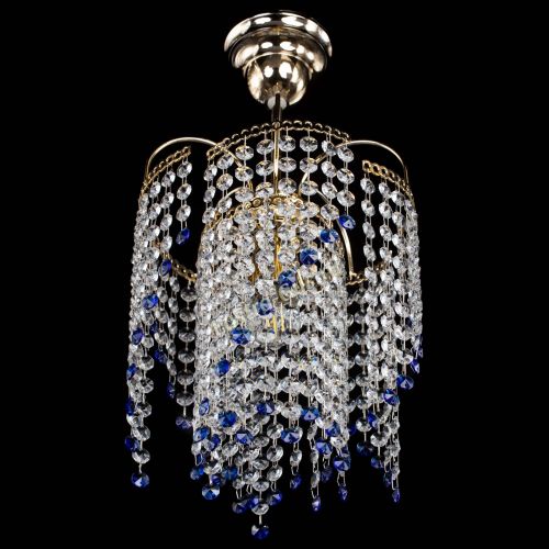 Люстра Иволга №1 Оптикон синяя в Кирове Гусь Хрустальный