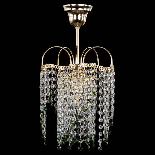 Люстра Иволга №1 Оптикон зеленая в Кирове Гусь Хрустальный